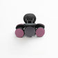 Top view of Beau hair clip showing smooth surface and clasp details