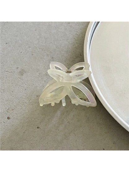 Beau Misty Acetate Butterfly Hair Clip in soft lighting emphasizing color and texture