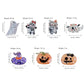 Beau - Halloween Cute Pumpkin Ghost Pattern Claw Clip