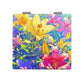 Mirroray - Floral Print Portable Tabletop Folding Mirror