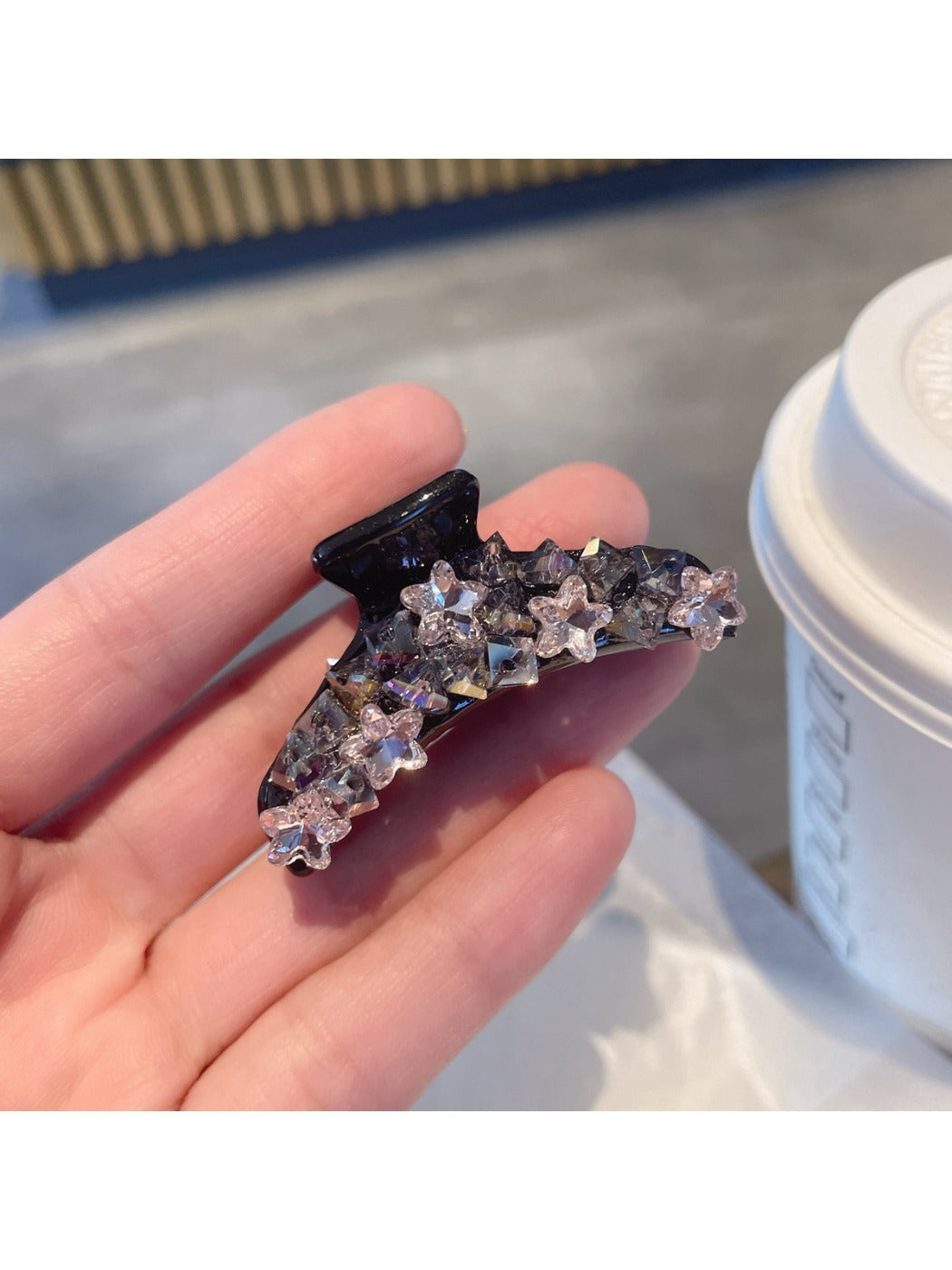Beau - Elegant Star Embellished Claw Clip