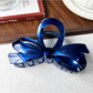 Beau - PC Bow Accent Geometric Ring Hair Claw Clip