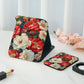 Mirroray - Double Sided Floral Printed Folding Makeup Mirror