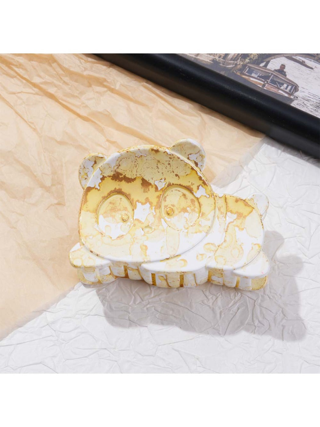 Beau - Bear Print Hair Clip