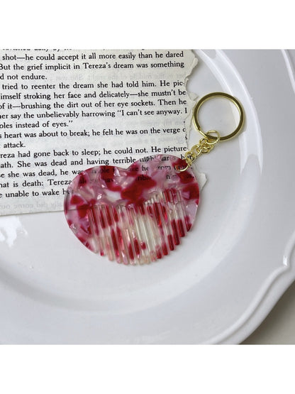 Keypus - Mini Heart Shaped Comb Keychain