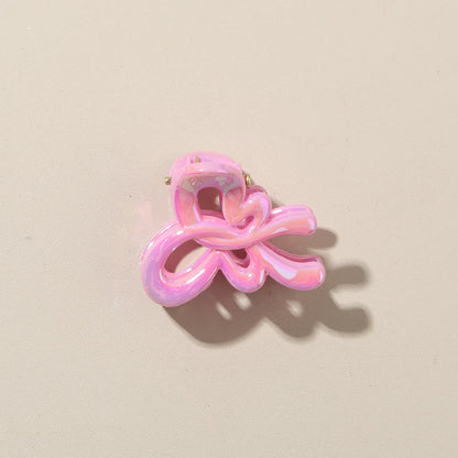 Beau - Glossy Bow Detail PS Side Hair Claw Clip