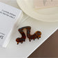 Beau - Geometric Acetate Curved Claw Hair Clip