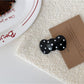 Beau - Retro Polka Dot Bow Duckbill Hair Clip