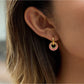 Earedge - Sweet Round Hoop Earrings