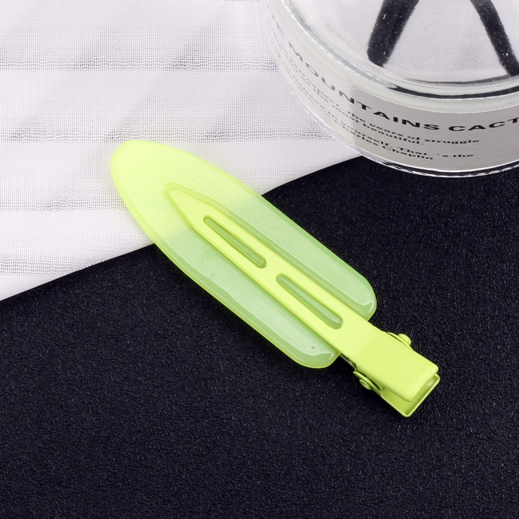 Beau - Solid Color Jelly Color Creaseless Hair Clip