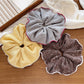 Gifty - Solid Color Knitted Scrunchie Hair Tie