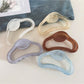 Beau - Solid Color Cloud Shaped Hollow Claw Clip