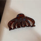 Beau - Curved Irregular Acetate Fiber Claw Clip
