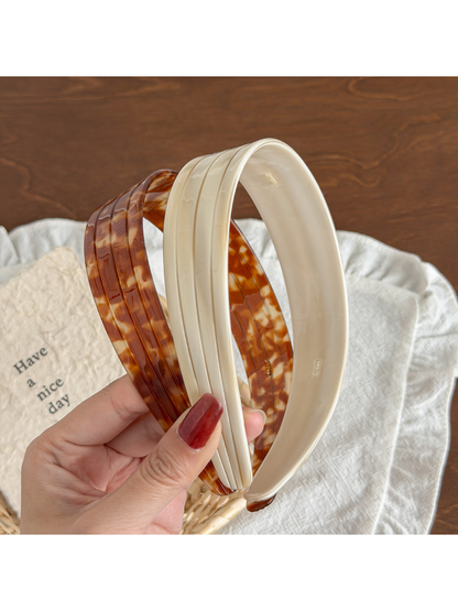 Gifty - Acetate Wide Geometric French Style Headband