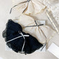 Gifty - Black Crinkle Scrunchie Hair Ties