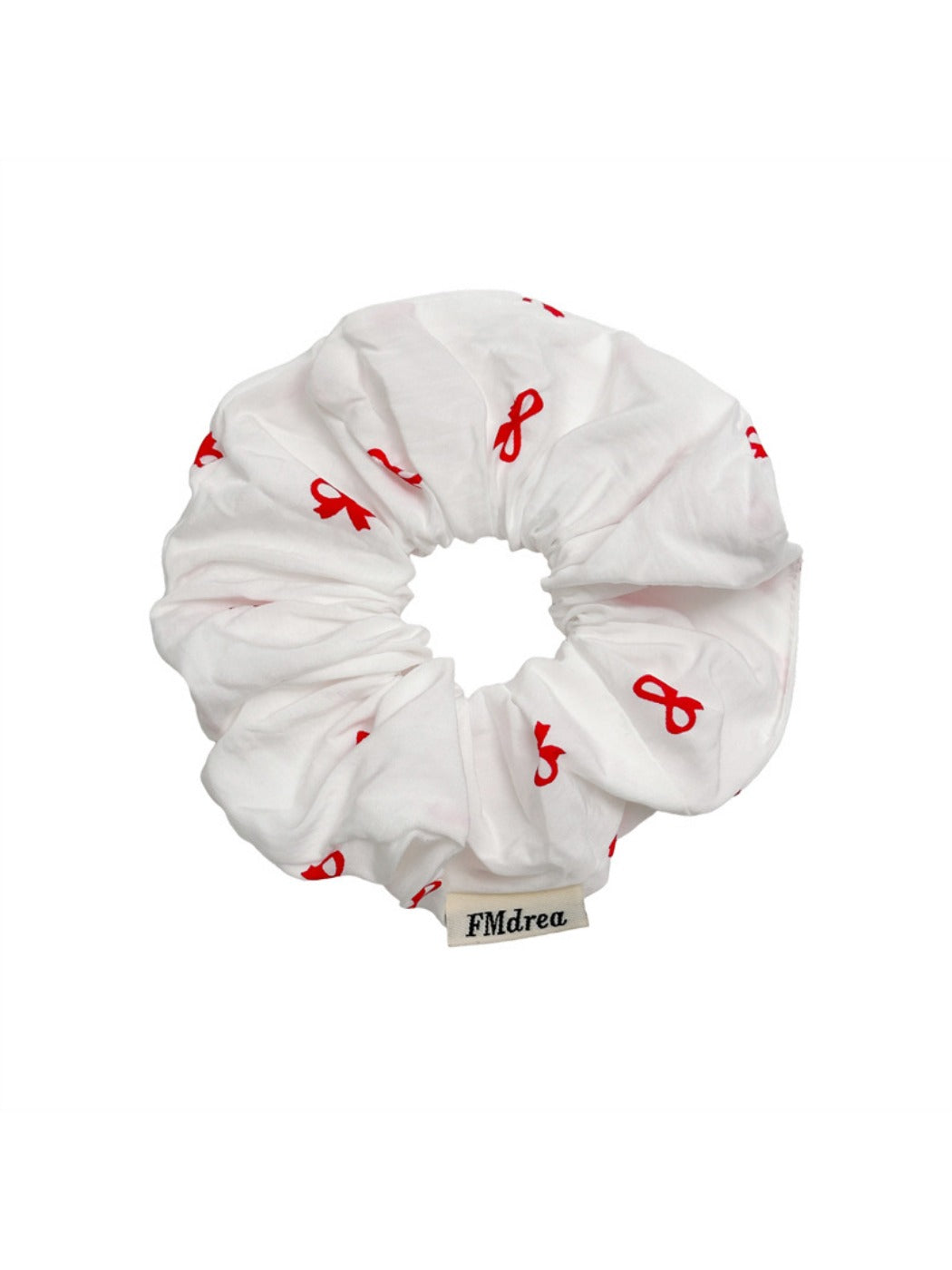 Gifty - Red Bow Hair Scrunchie