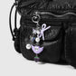 Keypus - Purple Music Note and Bow Keychain