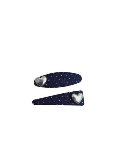 Beau - Heart Polka Dot Hair Clip