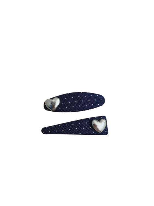 Beau - Heart Polka Dot Hair Clip