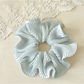 Gifty - Pleated Satin Look Ruffle Hair Scrunchie