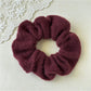 Gifty - Knitted Striped Scrunchie Hair Tie
