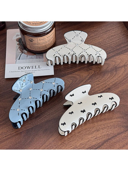 Beau - Fashionable Dotted Line Hair Claw Clip
