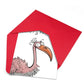 Carduria - Watercolor Animal Birthday Card