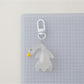 Keypus - Cute Solid Color Roast Duck Shaped Keychain