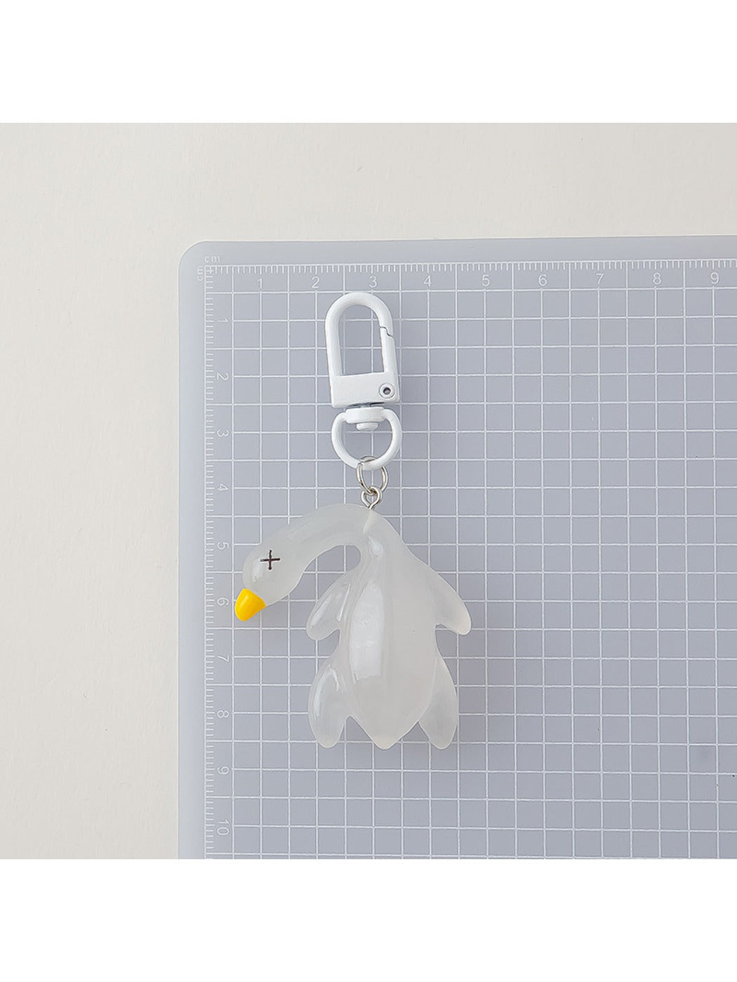 Keypus - Cute Solid Color Roast Duck Shaped Keychain