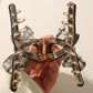 Beau - Plaid Bow Accent Acetate Hair Claw Clip