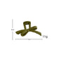 Beau - Glossy Bow Shape Plastic Claw Clip
