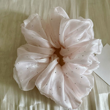 Gifty - High Stretch Glossy Mesh Scrunchie