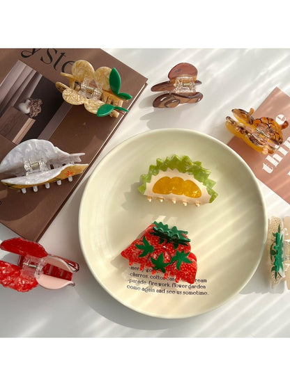 Beau - Fruit Shape Acetate Hair Clip
