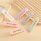 Beau - Colorful Hollowed Out Wave Shaped Hair Clip