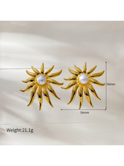 Earedge - Elegant Floral Shaped Earrings
