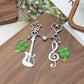 Keypus - Simple Style Guitar Note Keychain Set