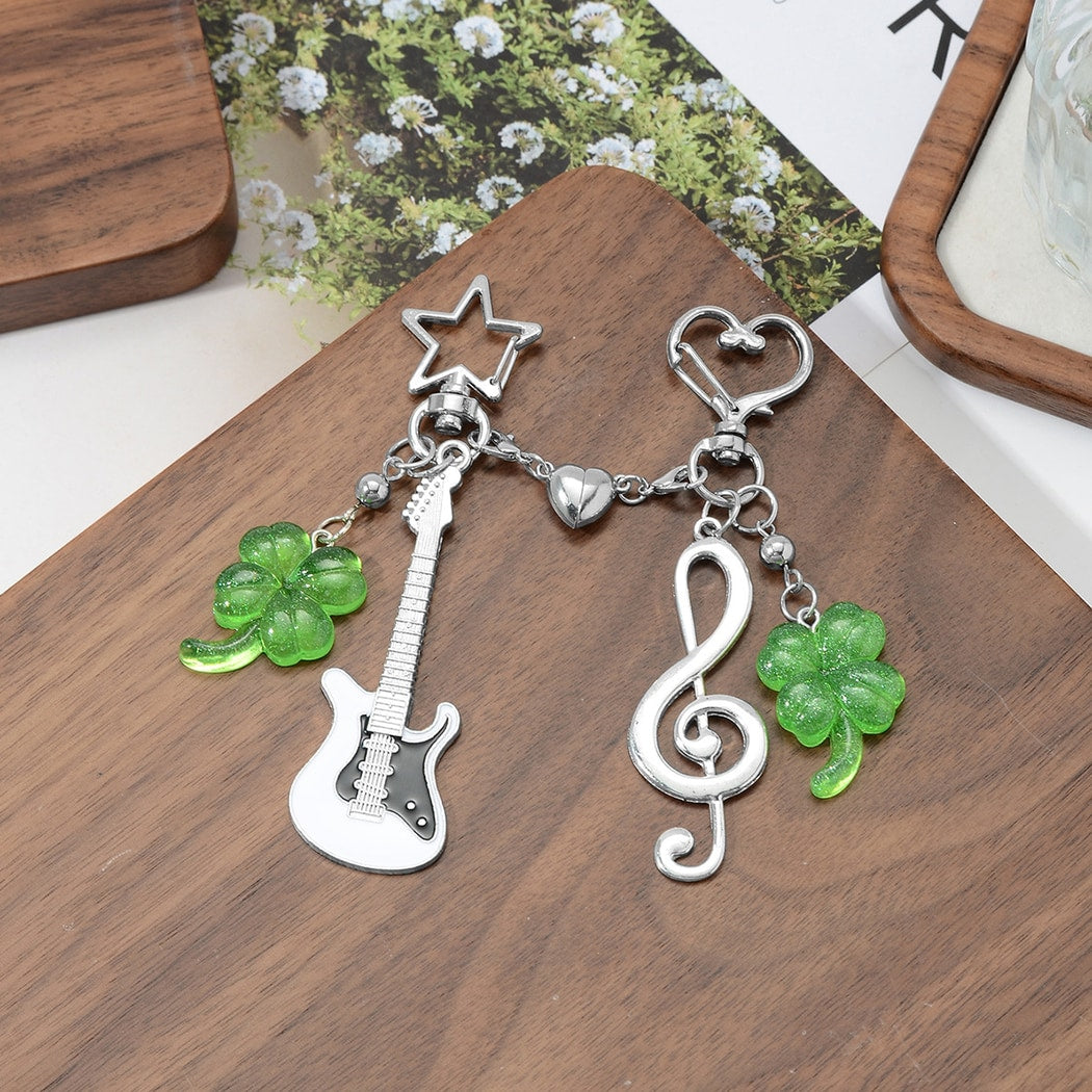Keypus - Simple Style Guitar Note Keychain Set