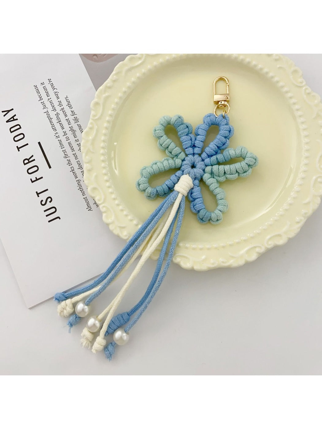 Keypus - Flower Bag Charm Car Keychain Accessory