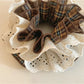Gifty - Plaid Lace Four Layered Hair Loop