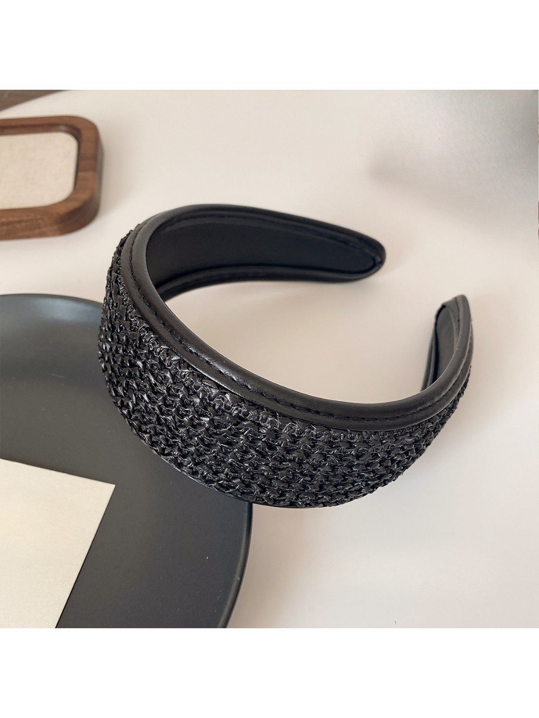 Gifty - Plaid Wide-Banded Headband