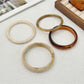 Lovra vintage ombre bangle bracelet on white background showing gradient color