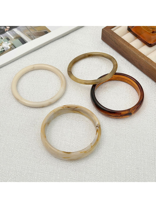 Lovra vintage ombre bangle bracelet on white background showing gradient color
