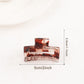 Beau - Minimalist Taupe Hair Claw Clip