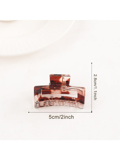 Beau - Minimalist Taupe Hair Claw Clip