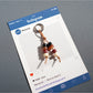 Keypus - Elongated Vintage Bead Keychain