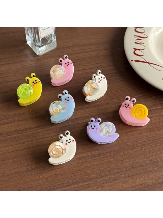 Beau - Cute Snail Shape Acetate Claw Hair Clip
