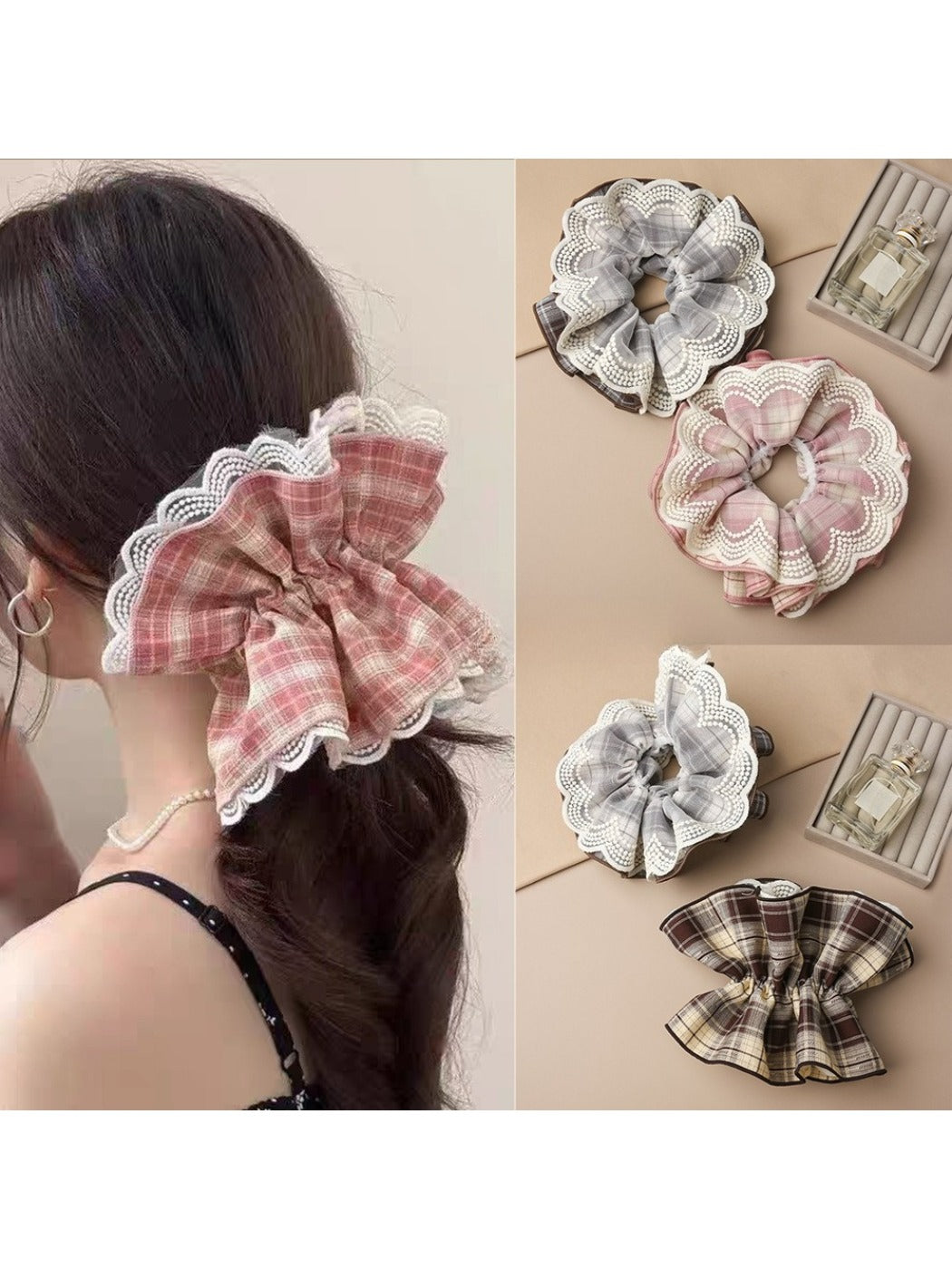 Gifty - Sweet Lace Hair Scrunchie