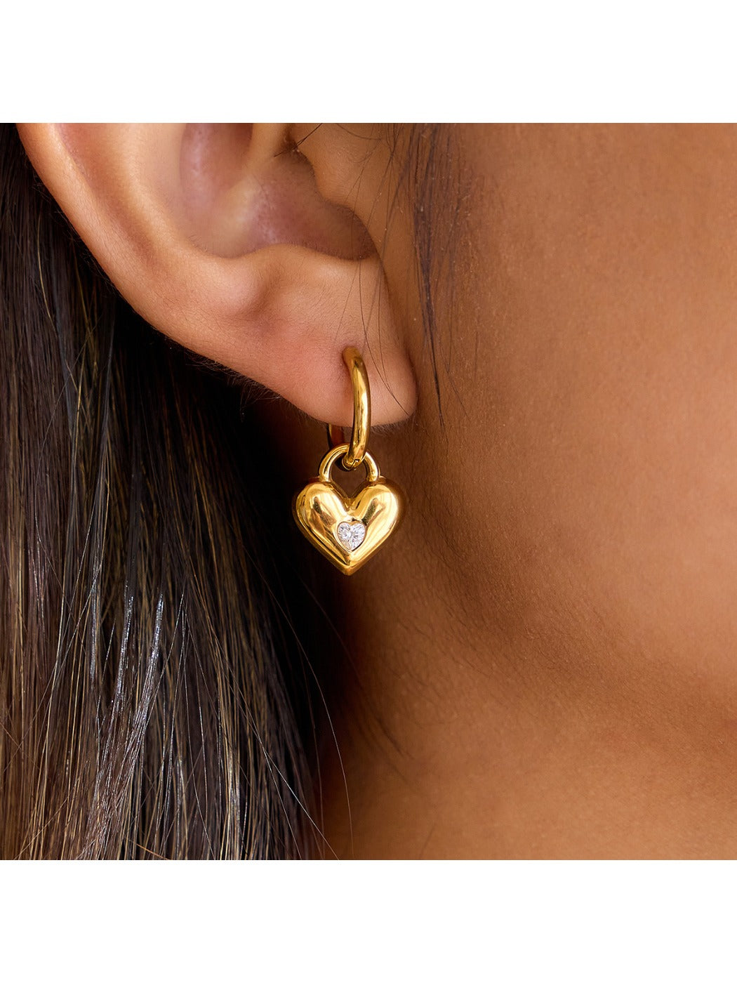 Earedge - Cupid's Arrow & Heart Earrings