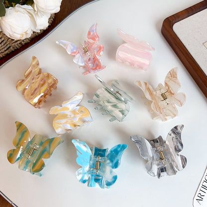 Beau - Sweet Style Butterfly Acrylic Hair Claw Clip