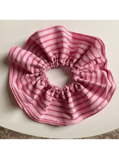 Gifty - Spring Pink Double Layer Scrunchie